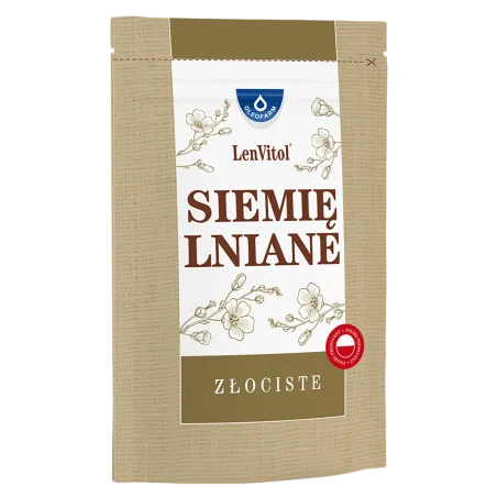 Lenvitol Siemię Lniane Złociste nasiona, 450 g
