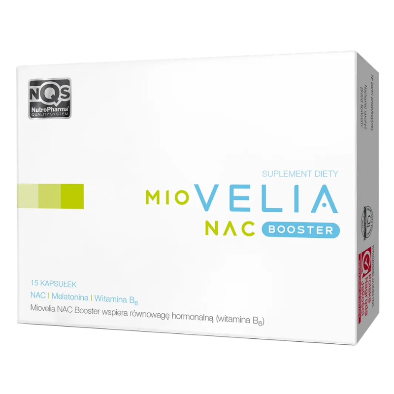 Miovelia NAC Booster, 15 kapsułek