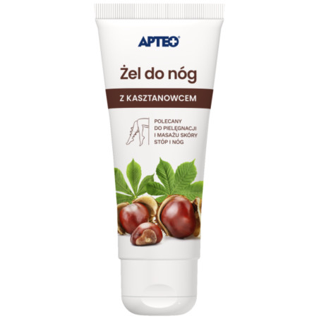 Apteo Żel do nóg z kasztanowcem, 100 ml