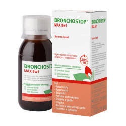 Bronchostop Max 8w1, syrop, 120 ml