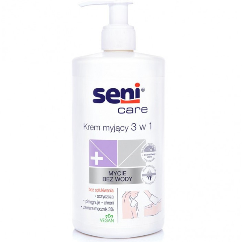 Seni Care Krem myjący 3w1, 500 ml