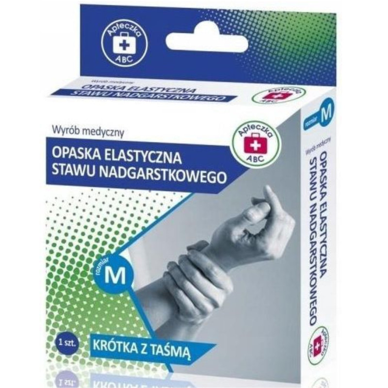 Apteczka ABC Opaska elastyczna stawu nadgarstkowego, rozmiar M, 1 sztuka