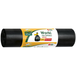 Paclan Bee Smart worki na śmieci czarne 120 l, 10 sztuk