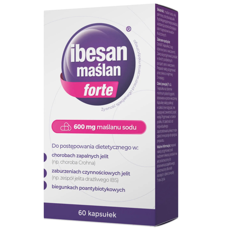 Ibesan maślan forte, 60 kapsułek