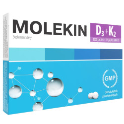 Molekin D3 + K2, 30 tabletki powlekane
