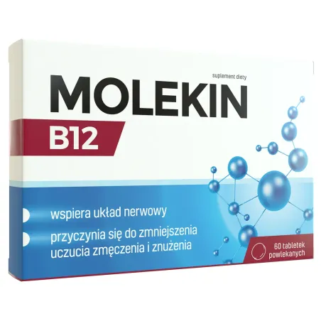 Molekin B12, 60 tabletek powlekanych