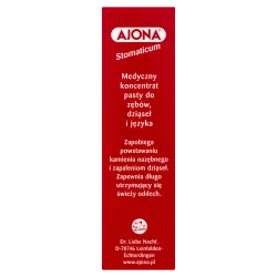 Ajona Stomaticum, koncentrat pasty do zębów, dziąseł i języka, 25 ml