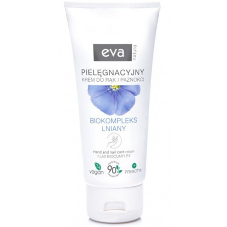 Eva Natura Len Krem do rąk i paznokci, 75 ml