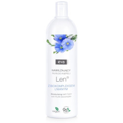 Eva Natura Nawilżający płyn do kąpieli z biokompleksem lnianym, 750 ml
