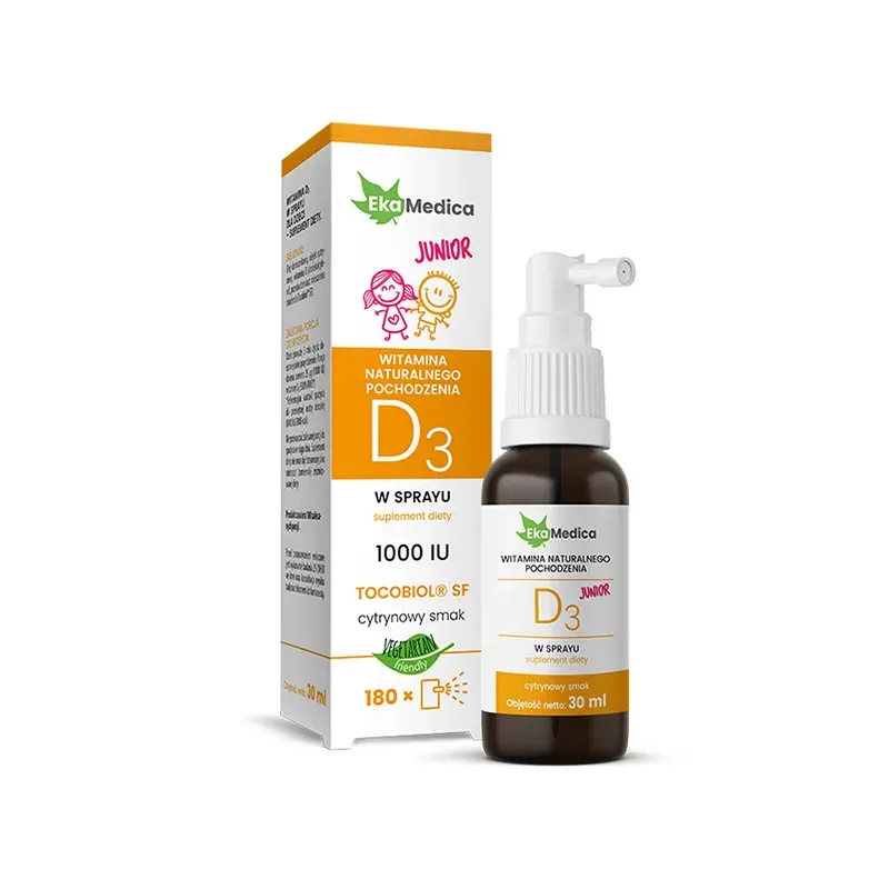 EkaMedica Witamina D3 Junior, spray, 30 ml