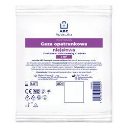 Apteczka ABC Gaza opatrunkowa niejałowa 17-nitkowa 1m2, 1 sztuka