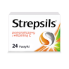 Strepsils pomarańczowy z wit. C, 0,6mg+1,2mg, 24 pastylki