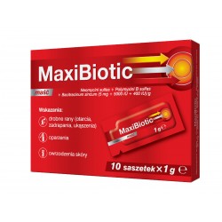 Maxibiotic maść 10 saszetek