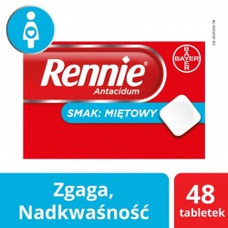 Rennie miętowy, 48 tabletek...
