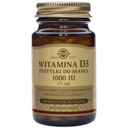 SOLGAR Witamina D3, 25 mcg...