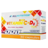 Allnutrition Vitamin C 1000 + D3, 30 kapsułek