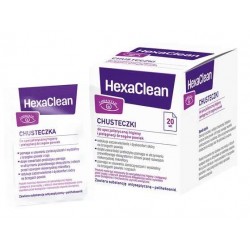 HexaClean Chusteczki, 20 sztuk