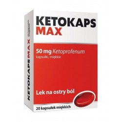 Ketokaps Max 0,05 g, 20...