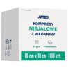 Kompres APTEO CARE niejałowy 10x10cm, 100 sztuk