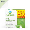 NATURELL Cynk Organiczny + C 60 tabletek(+40tabletek)