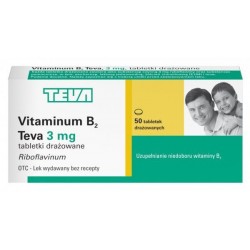 Vitamina B2 PLIVA 3 mg, 50...