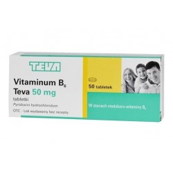Vitamina B6 TEVA 50 mg, 50...