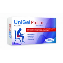 UniGel Procto, czopki, 5 sztuk