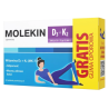 MOLEKIN witamina D3+K2 MK-7, na odporność i zdrowe kości + guma oporowa, 30 tabletek