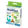 MultiPlast Dinozaury Zestaw plastrów wodoodpornych, 10 sztuk