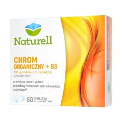 Naturell Chrom + B3 60 tabletek do ssania