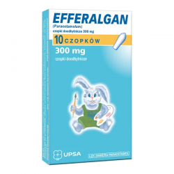 Efferalgan, 300 mg, czopki,...