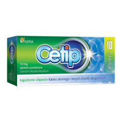 Cetip, 10 mg, tabletki...