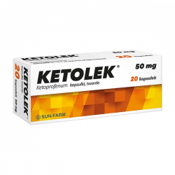 Ketolek, 50 mg, kapsułki...