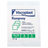 Viscoplast™ Jałowe kompresy gazowe z gazy bawełnianej, 17-nitkowe, 8 warstw, 10 cm x 10 cm, 3 sztuki