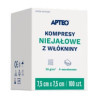 APTEO CARE Kompresy niejałowe z włókniny 7,5 x 7,5 cm, 100 sztuk