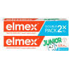 Elmex Junior, pasta do zębów z aminofluorkiem, 6-12 lat, 2 x 75 ml (DUOPAK)