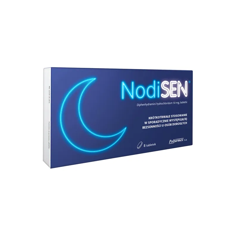 Nodisen, 50 mg, tabletki, 8 sztuk